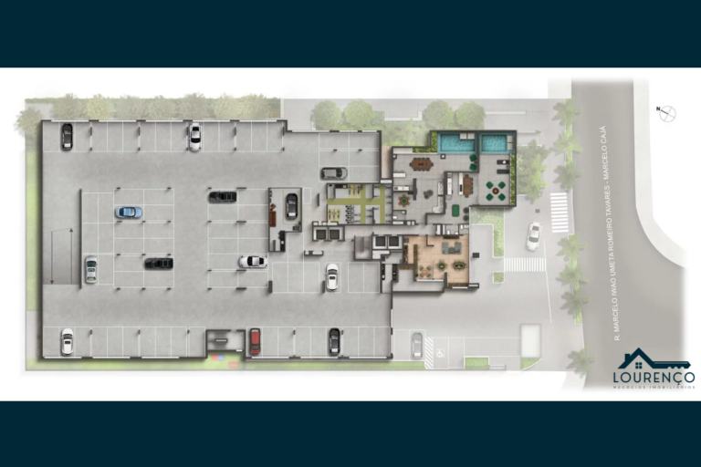 Ilustração Artistica do 1º Pavimento