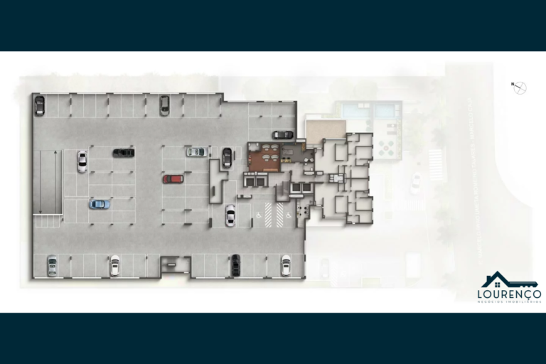 Ilustração Artistica do 3º Pavimento