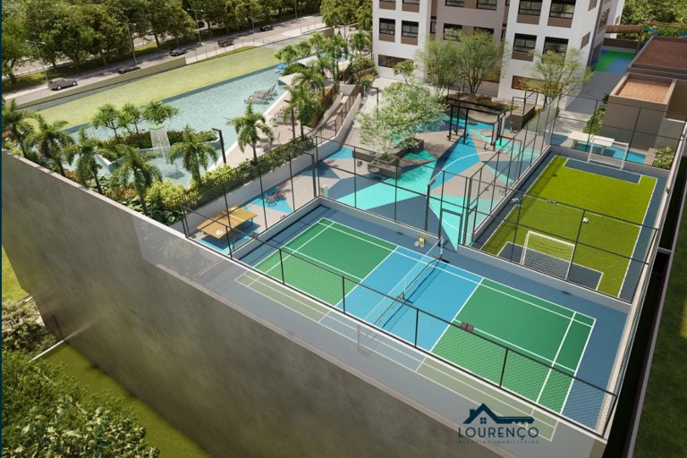 Ilustração Artistica do complexo esportivo