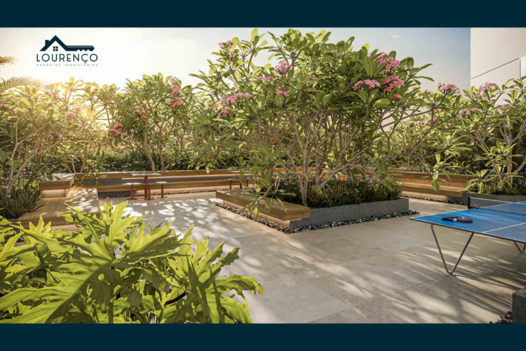 Praça de apoio ao coworking