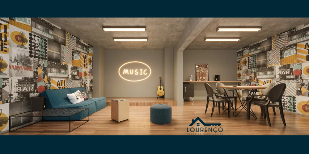 Ilustração Artistica do estudio de musica