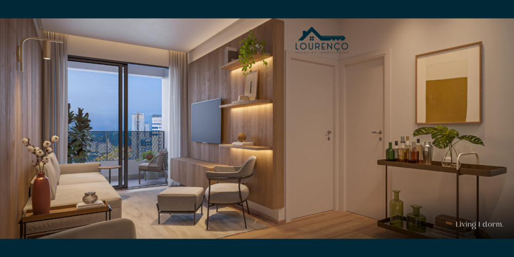 Living 1 dormitório